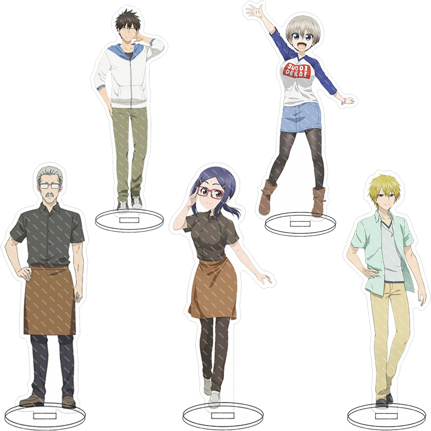 Free Anime Merchandise - 16CM Anime Acrylstandaard Uzaki-chan Wants to