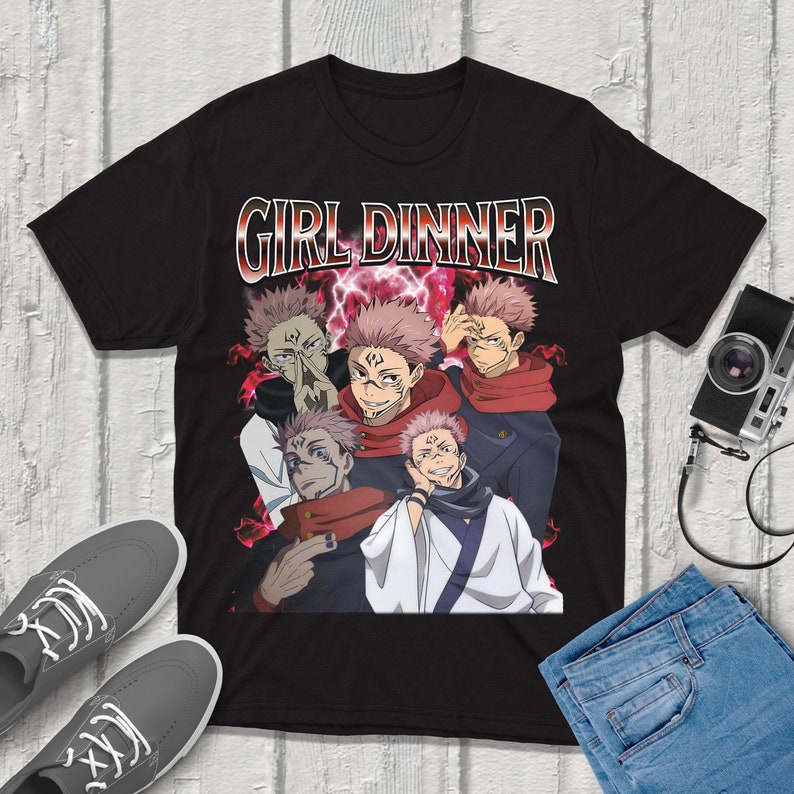 Anime Merchandise For Men - Sukuna Jujutsu-Kaisen T-shirt streetwear premium kwaliteit