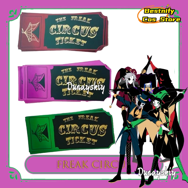 Anime Merchandise Europe - BFreak Circus Ticket Card Rood Groen