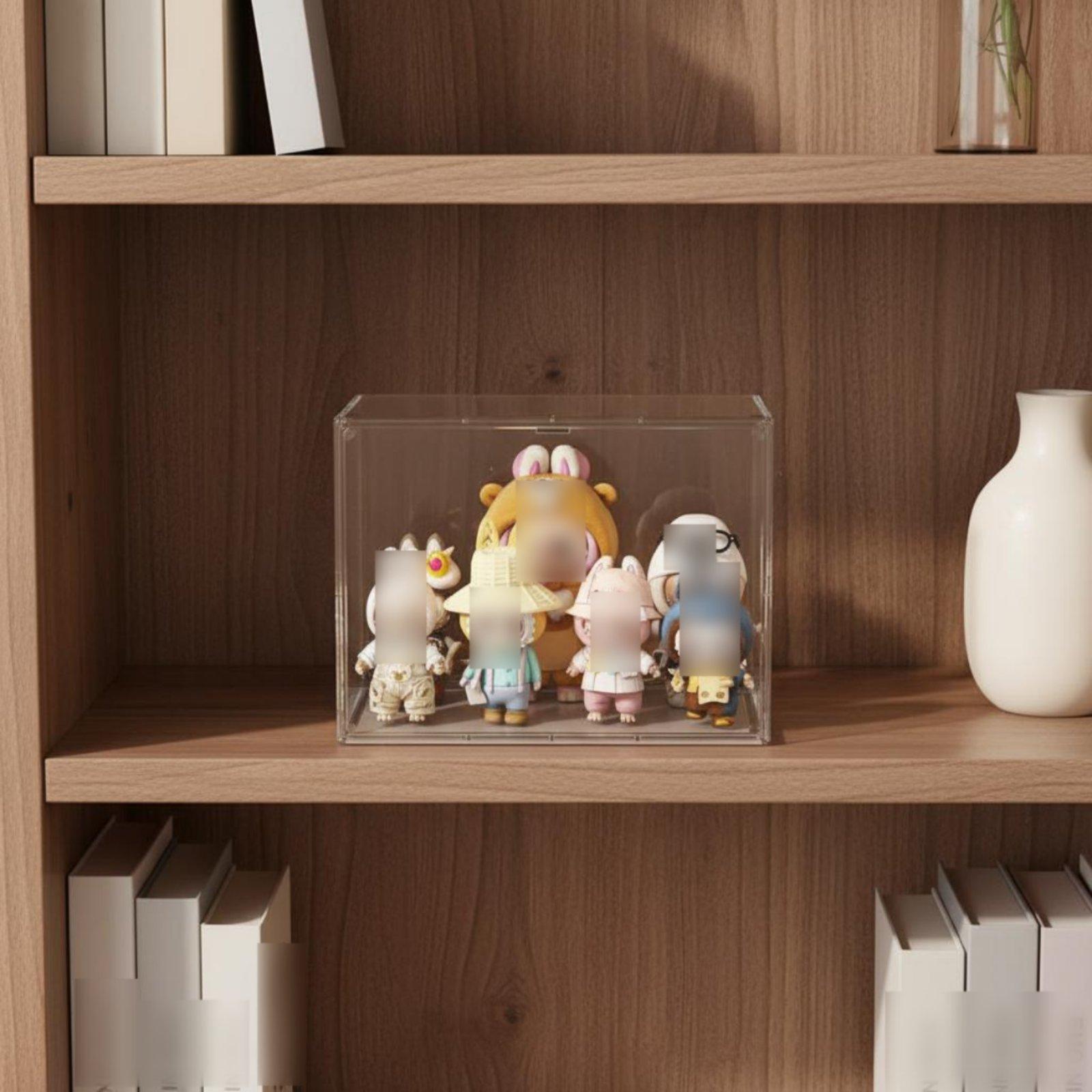 Figure Display Box - Grote poppen-displayplank in acryllook voor blind