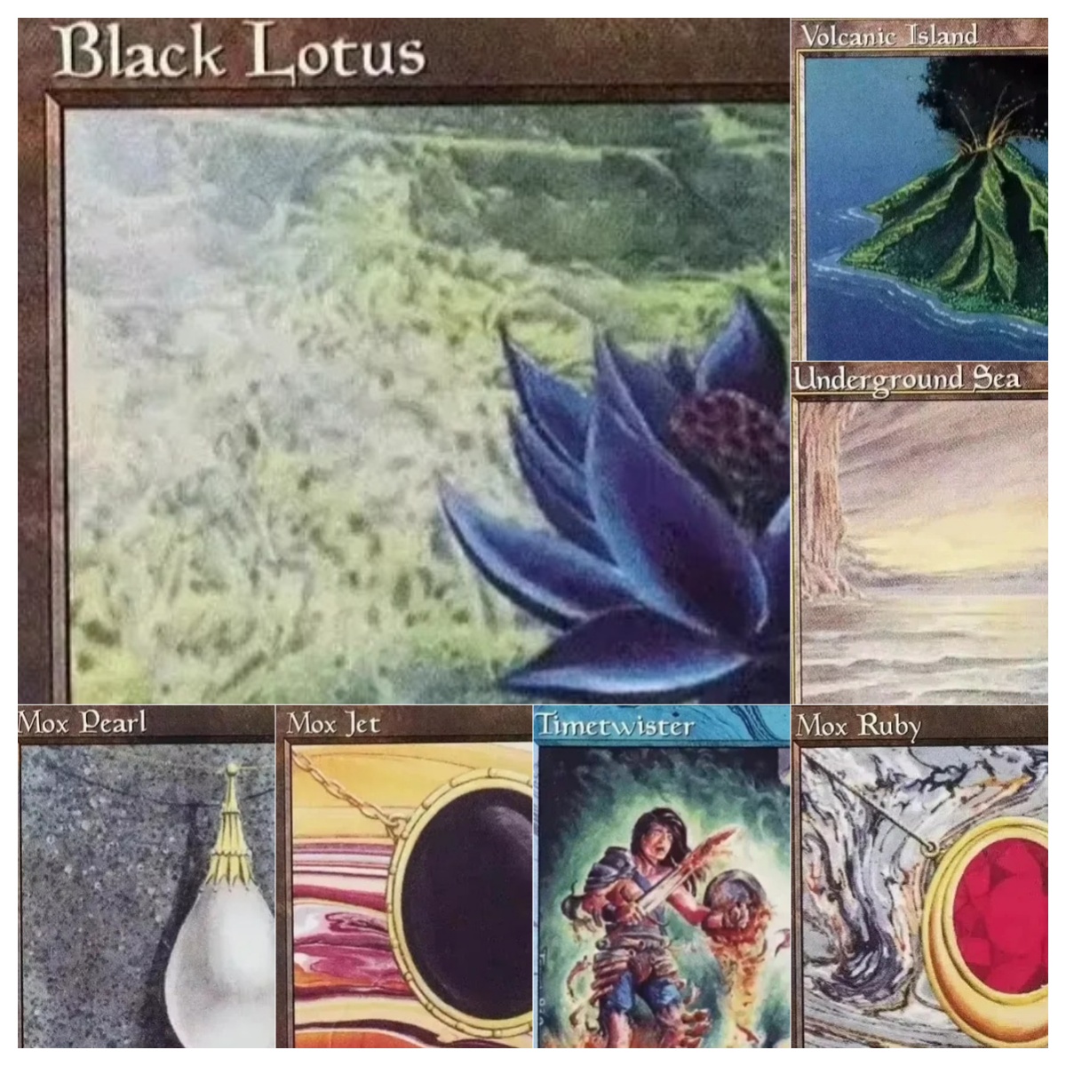 Themed Playing Card - 30th [blacklotus Scrubland] TCG Kaarten Spel