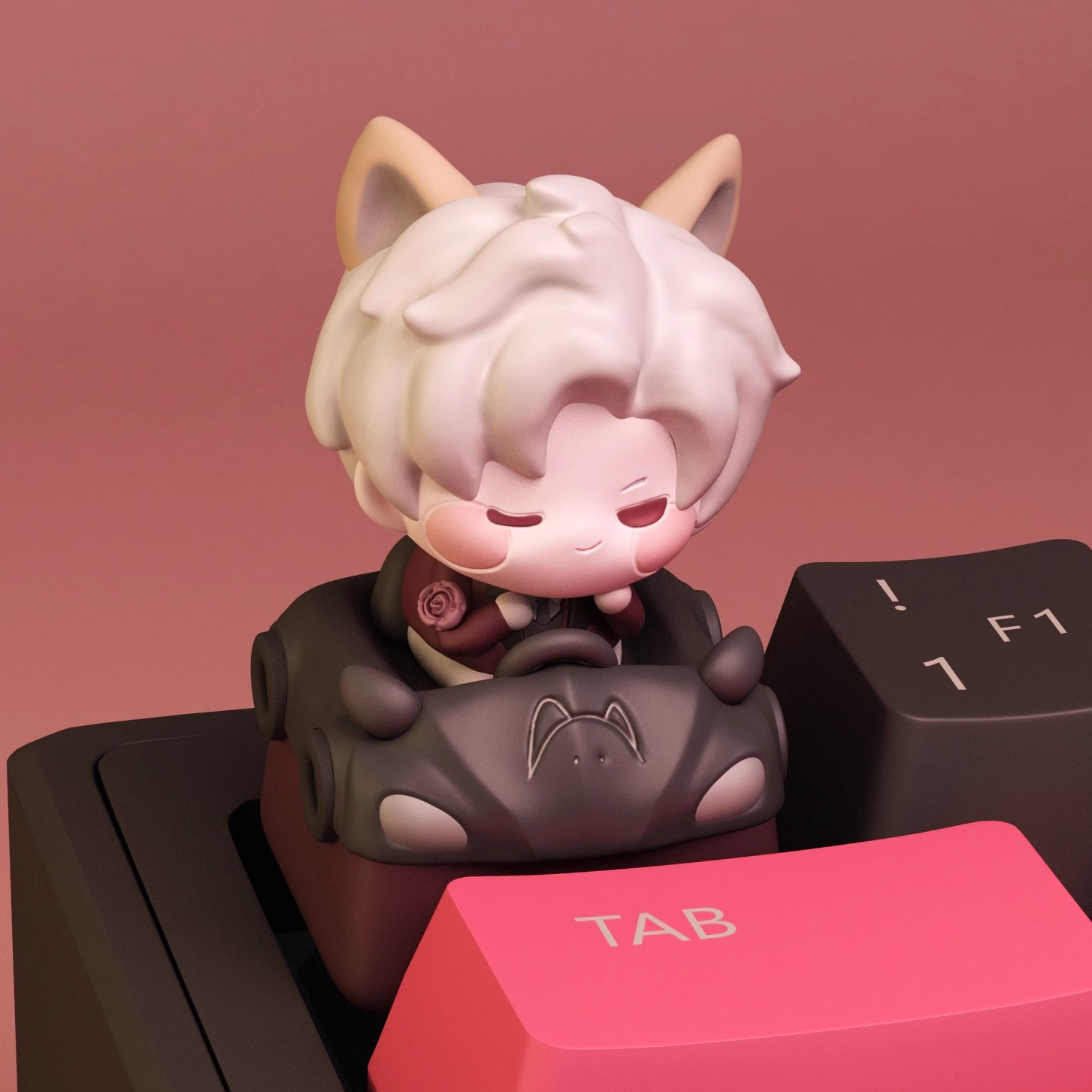 Keycap Artisan Anime - Liefde en Deep Space Artisan Keycaps