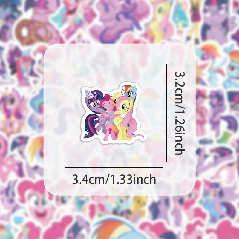 100 stuks Cartoon My Little Po - Free Anime Merchandise recensie en prijs