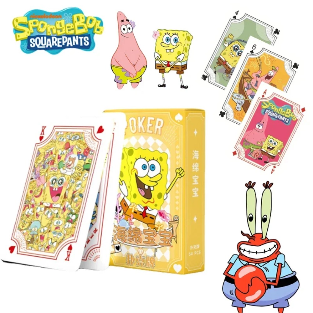 54 Vellen/doos SpongeBob Anime - Themed Playing Card recensie en prijs