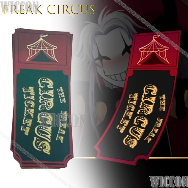 Freak Circus Ticket Card Rood  - Anime Merchandise Europe recensie en prijs