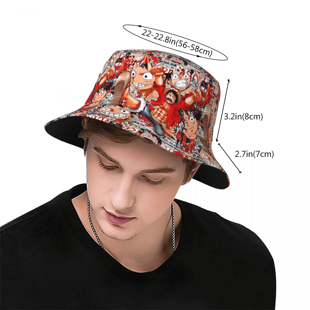 Anime One Piece Luffy Bucket H - Anime Merchandise For Men recensie en prijs
